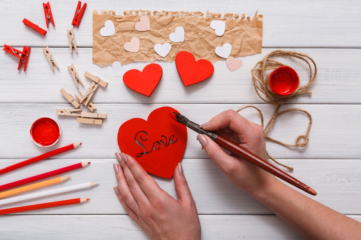 Décoration de Saint Valentin et Arrangement de Table 