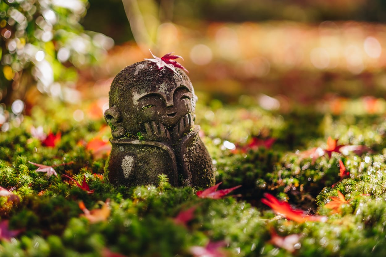 bouddah heureux - jardin zen