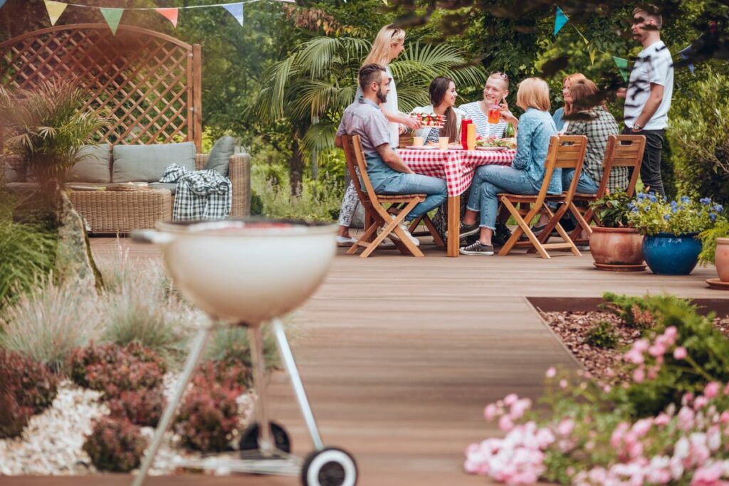 grill terrasse en bois