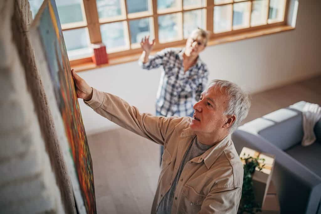 tableau d'art pour la déco