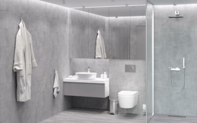 Une salle de bain pratique et esthétique avec une douche à l’italienne