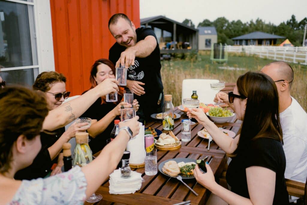 aménagement jardin fête