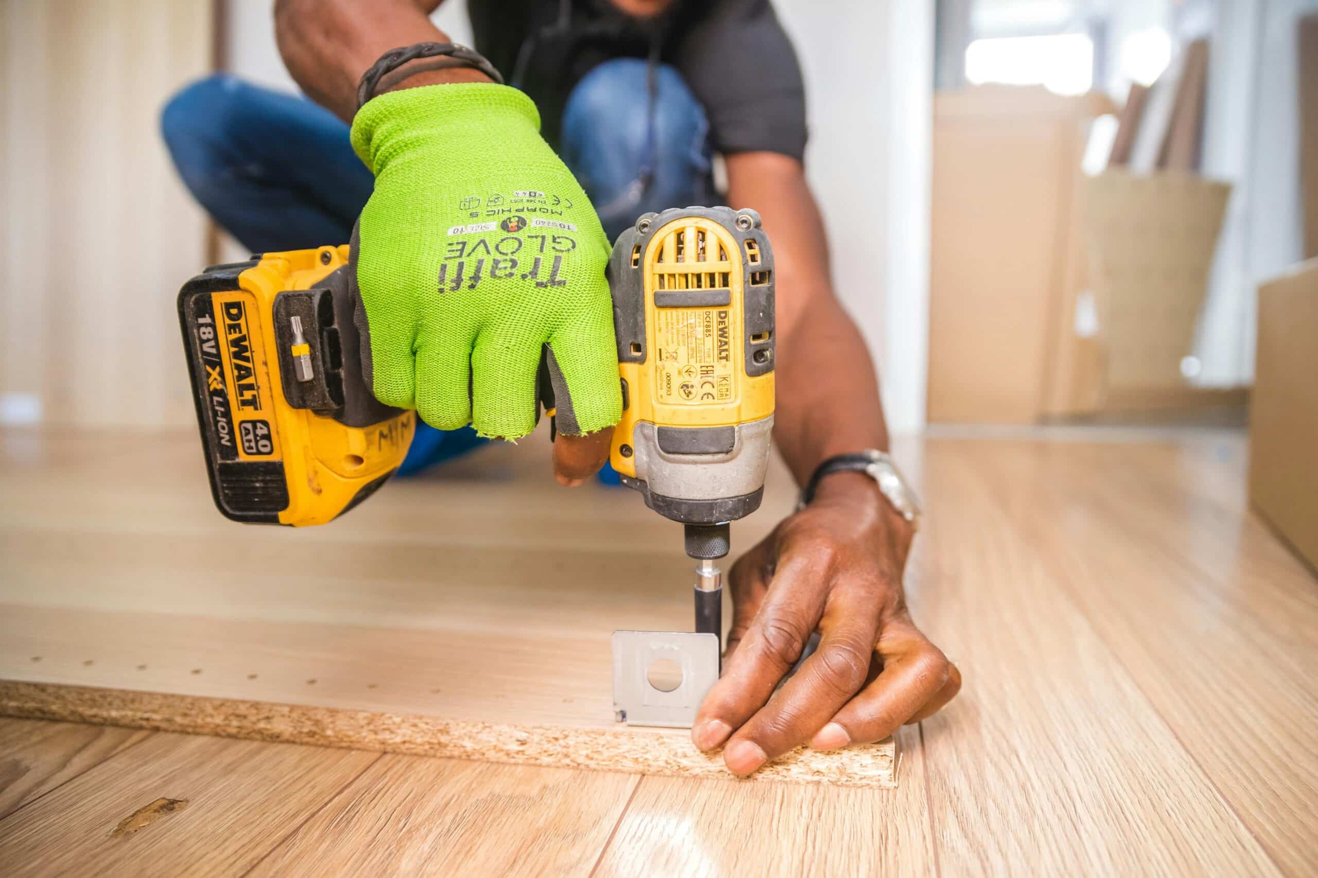 rénovation d'un parquet en bois