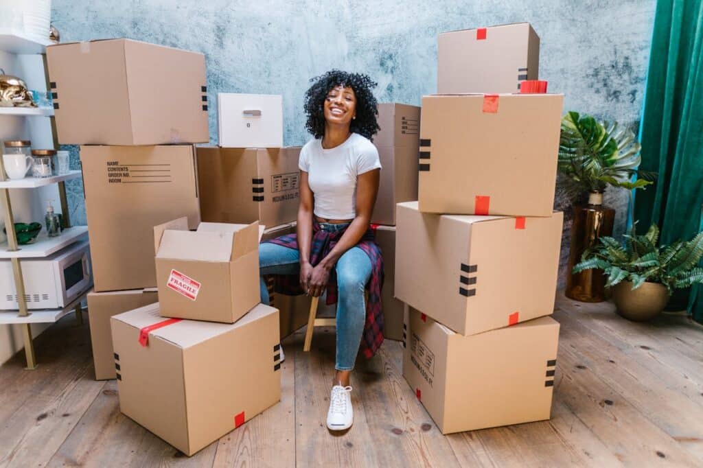 étiquettes box de stockage